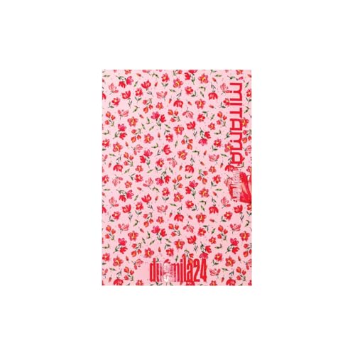 MITAMA Trendy Grafikkalender Red FLOWERS – Wochenplaner – 18 Monate September 2023 – Februar 2025 – 158 Seiten + 50 zusätzliche Inhalte – flexibler Einband + Lesezeichen – 15 x 21 cm von Mitama