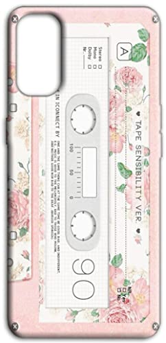 Mixroom - Schutzhülle Back Case aus weichem TPU Silikon für Motorola Moto G05 / Moto E15 Muster Musikkassette Vintage Blumen M715 von Mixroom