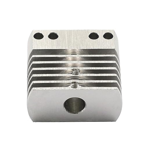 Mllepjdh 3D Drucker Aluminiumblock CR8-Kühlkörper Aluminiumrohr 3D Drucker Zubehör Extruder Kühlkörper Aluminiumrohr Kühler Für 3D Drucker 3D Drucker Wärmeableitung Horizontaler Fester Kühlkörper Aus von Mllepjdh