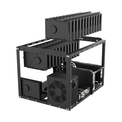 Bergbauplattform-Rahmen | PC-Rahmengehäuse | Outdoor-Testbank, stapelbarer Computerständer, Stützgestell, Desktop-Chassis, Krypto-Mining-Zubehör, Flachgehäuse von Mlllokfki