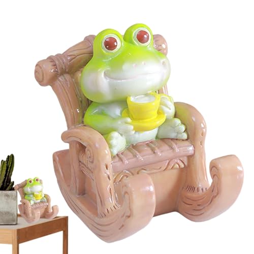 Mlllokfki Desktop Phone Holder | Rocking Chair Smartphone | Frog Tablet Stand, Smartphone Tablet Stand, Resin Phone Holder, Frog Tablet Stand, Resin Cell Phone Holder für Smartphones Tablets von Mlllokfki