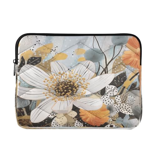 Blooming Flowers Laptop-Hülle, 33 - 35,6 cm (13 - 14 Zoll), tragbare Tasche, Schutz, Computer-Tragetasche von Mnsruu