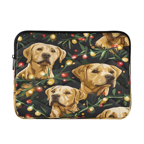 Golden Dog Leichte Laptoptasche 33-35,6 cm (13 - 14 Zoll) Notebook-Tasche Schutz Computer-Tragetasche von Mnsruu