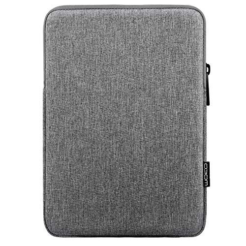 MoKo Hülle Tasche, Sleeve Schutzhülle Polyester Tablet Tasche Kompatibel mit iPad Pro 12.9 M2 2022/iPad Pro 12.9 M1 2021"/ iPad Pro 12.9 2020/2018, Surface Pro 12.3", Galaxy S8+12.4" - Hell Grau von MoKo