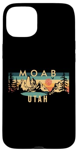 Hülle für iPhone 15 Plus Moab von Moab Utah USA Outdoor Vintage