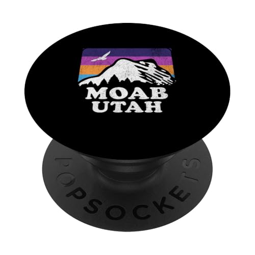 Moab PopSockets Klebender PopGrip von Moab Utah USA Outdoor Vintage