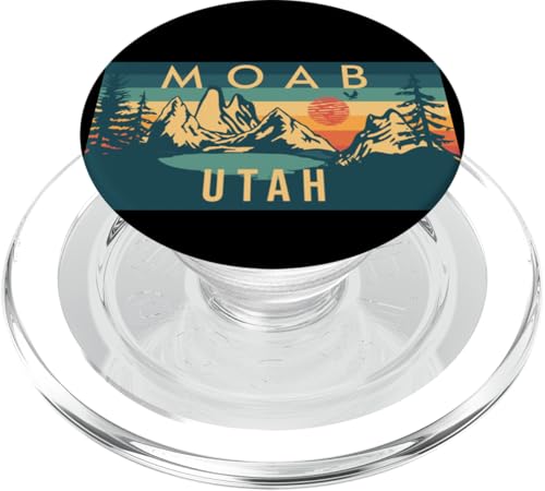 Moab PopSockets PopGrip für MagSafe von Moab Utah USA Outdoor Vintage