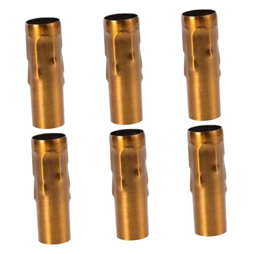 Mobestech 6 Stück Lampenhülse kristall deckenleuchte Ersatzkristalle für Kronleuchter Küchenanhänger Licht Kristallkugel-Anhänger Vintage Lampenschirm Kronleuchter selber machen Eisen Golden Mobestech 6 Stück Lampenhülse kristall deckenleuchte Ersatzkristalle für Kronleuchter Küchenanhänger Licht Kristallkugel-Anhänger Vintage Lampenschirm Kronleuchter selber machen Eisen Golden von Mobestech
