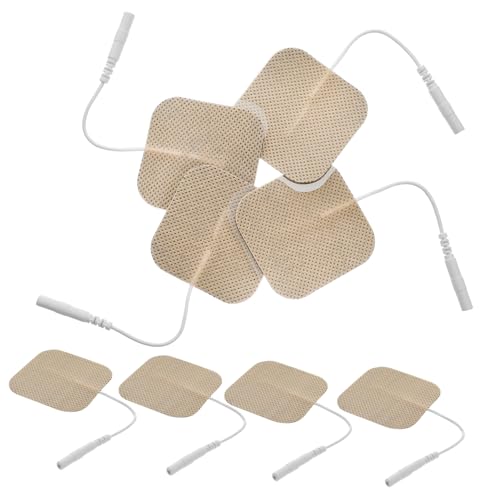 Mobestech 8 Stück Elektroden Massage Patch Massagekissen Multifunktions Elektrodenpads Geschmeidige Pads Elektrische Muskelstimulation Professionelle Massage Patches Körperversorgung von Mobestech