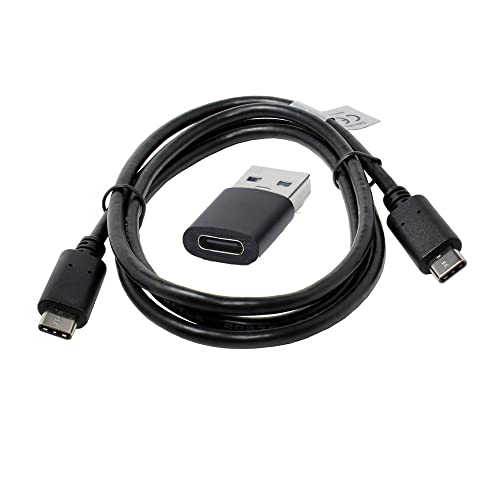 Mobile-Laden USB Kabel + Adapter kompatibel mit Umidigi G9 A, USB 3.0, 1 Meter, schnelle Übertragung und Aufladung von Mobile-Laden