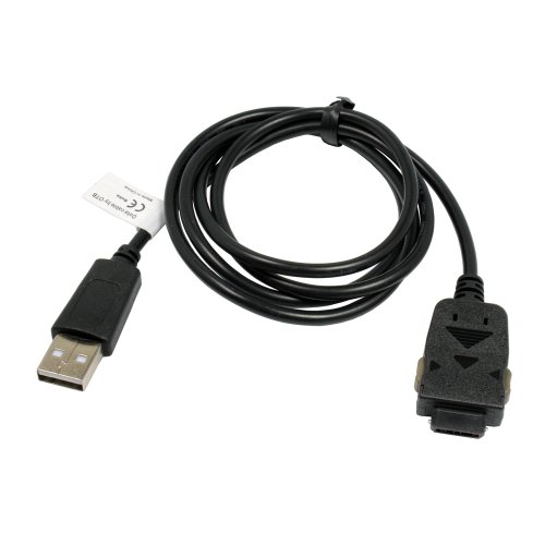 USB Kabel kompatibel mit Samsung SGH-X520, 0,9m, ersetzt: Sam PCB113, zum übertragen und synchronisieren von Daten, Bildern, etc. von Mobile-Laden