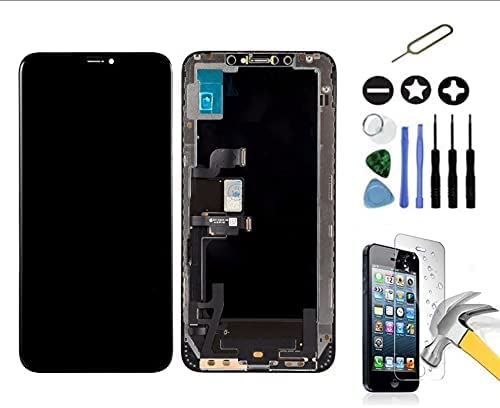 Mobilevie Display für iPhone XS Max schwarz: Touchscreen + OLED Original montiert auf Keilrahmen Mobilevie Display für iPhone XS Max schwarz: Touchscreen + OLED Original montiert auf Keilrahmen von Mobilevie