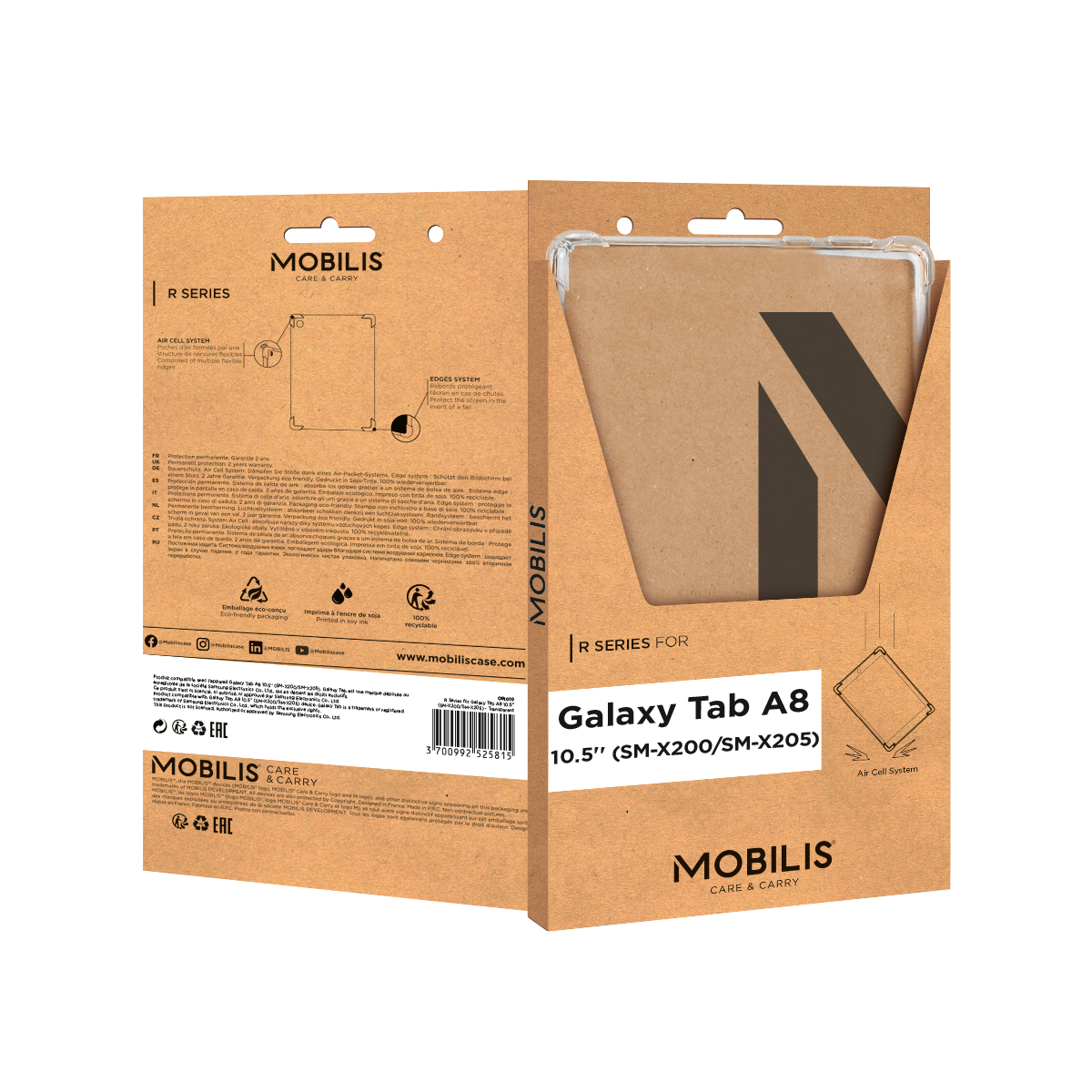 Mobilis R Series Galaxy Tab A8 10.5'' (SM-X200/205)-Transp. von Mobilis