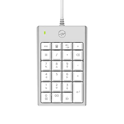 Mobility Lab - ML305707 – Digitales Tastatur, kabelgebunden, USB für Mac – Silber von Mobility Lab