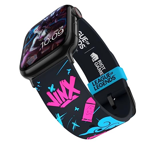 League of Legends bracelet pour smartwatch Jinx Graffiti von MobyFox