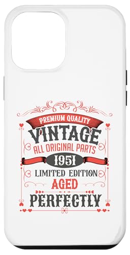 Hülle für iPhone 12 Pro Max 1951er Vintage-Stil, alle Originalteile, perfekt gealtert, lustig, Geburtstag von Mocking Merch