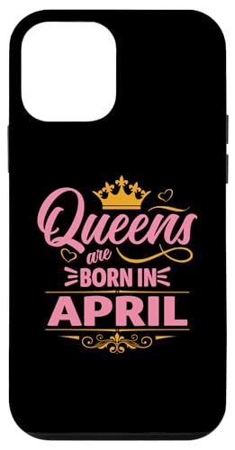 Hülle für iPhone 12 mini Queens are Born in April – Lustiger April-Geburtstag von Mocking Merch