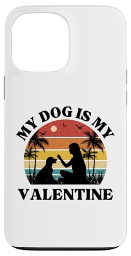 Hülle für iPhone 13 Pro Max My Dog is my Valentines – Frauen spielen mit Hund – Hundeliebhaber von Mocking Merch