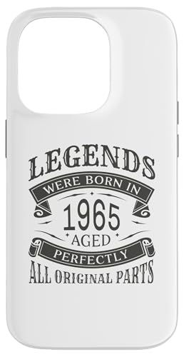 Hülle für iPhone 14 Pro Legenden wurden 1965 geboren, perfekt gealtert, alle Originalteile von Mocking Merch