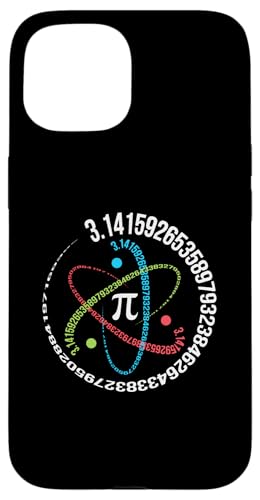 Hülle für iPhone 15 Happy Pi Day Science Atom Design – Mathematiklehrer Pi Nummer von Mocking Merch