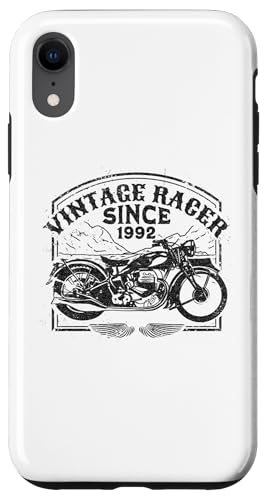 Hülle für iPhone XR Vintage Racer seit 1992 Retro Motorrad - Motorradliebhaber von Mocking Merch