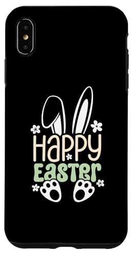 Hülle für iPhone XS Max Happy Easter Bunny – niedliches Oster-Design für Jungen und Mädchen von Mocking Merch