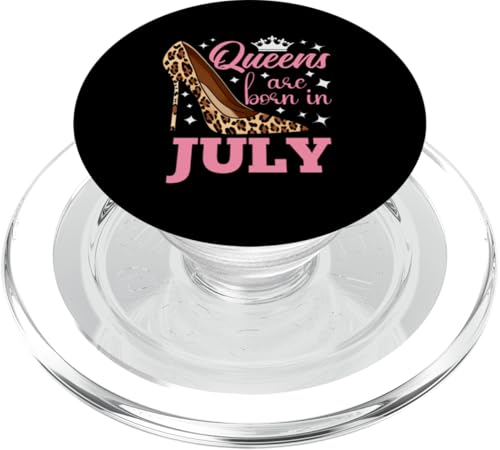 Queens are Born in Juli - Lustiger Juli Geburtstag PopSockets PopGrip für MagSafe von Mocking Merch