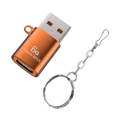 Mocoocouture USB A Auf USB C Ladeadapter 120 W USB Auf USB C Adapter Einfacher Anschluss Für Kameras Kopfhörer Zubehör von Mocoocouture