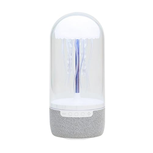 Mocturnity Jellyfish Lamp Bluetooth-Lautsprecher - Farbenfrohes, Tragbares HiFi-Stereo mit 3D-Surround-Sound-Subwoofer-Heimkinosystem von Mocturnity