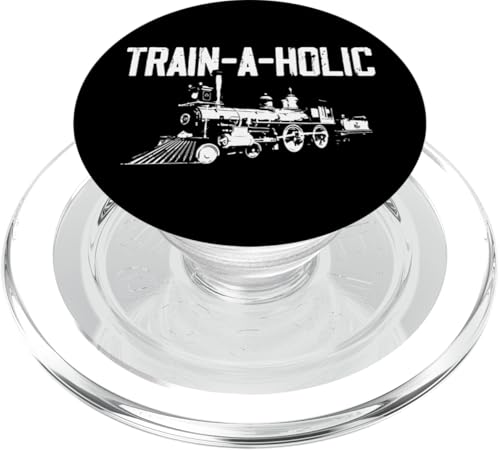 Dampflokomotive Lokomotive Vintage PopSockets PopGrip für MagSafe von Model Train Railroad Conductor Engineer DA0