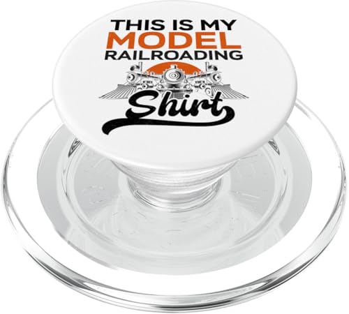 Dampflokomotive Vintage This Is PopSockets PopGrip für MagSafe von Model Train Railroad Conductor Engineer DA0