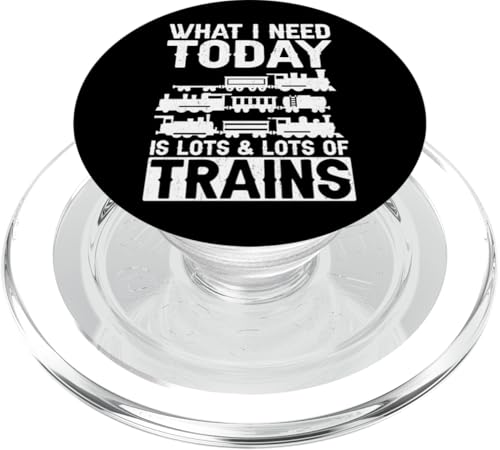 Dampflokomotive Vintage What I PopSockets PopGrip für MagSafe von Model Train Railroad Conductor Engineer DA0