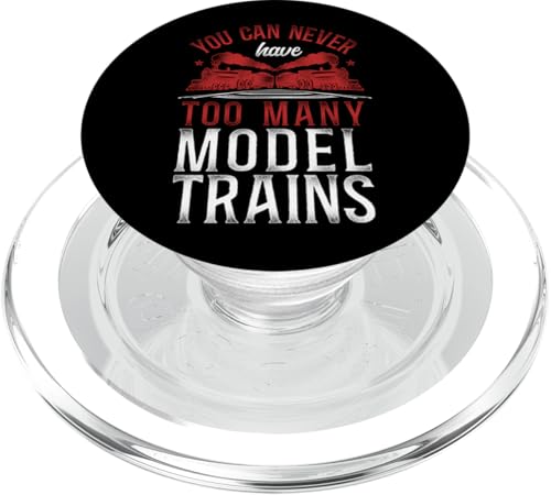 Dampflokomotive Vintage You Can PopSockets PopGrip für MagSafe von Model Train Railroad Conductor Engineer HD0