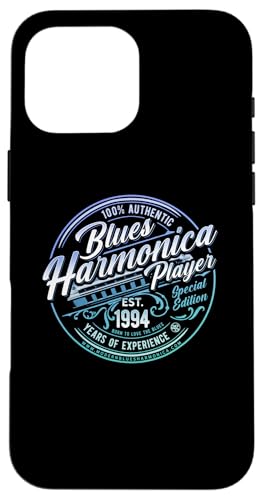 Hülle für iPhone 16 Pro Max Modern Blues Harmonica Born In 1994 Vintage 31st Birthday von Modern Blues Harmonica OFFICIAL