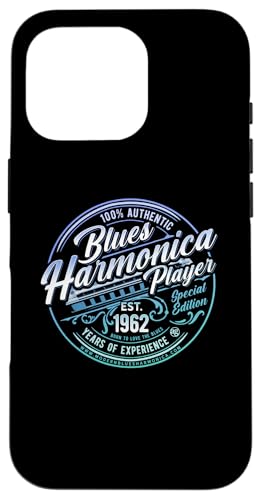 Hülle für iPhone 16 Pro Modern Blues Harmonica Born In 1962 Vintage 63rd Birthday von Modern Blues Harmonica OFFICIAL