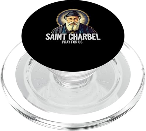 Charbel Makhlouf Maronit Mönch und Priester katholisch PopSockets PopGrip für MagSafe von Modern Day Catholic Designs