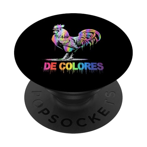 DeColores Cursillo Rainbow Rooster Catholic PopSockets Klebender PopGrip von Modern Day Catholic Designs