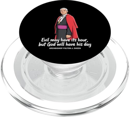 Erzbischof Fulton J Sheen Zitat traditionell katholisch PopSockets PopGrip für MagSafe von Modern Day Catholic Designs