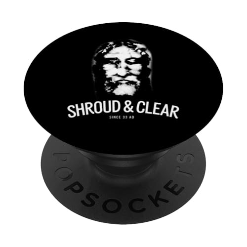 Grabtuch von Turin Gesicht Jesus Christus katholisch PopSockets Klebender PopGrip von Modern Day Catholic Designs