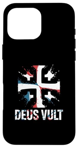 Hülle für iPhone 16 Pro Max Katholisches Tempelritter Kreuzritter Kreuz von Modern Day Catholic Designs