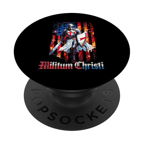 Katholisches Tempelritter Kreuzritter Kreuz PopSockets Klebender PopGrip von Modern Day Catholic Designs