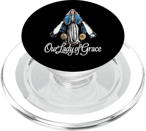 Wundertätige Medaille Marian Our Lady of Grace Katholisch PopSockets PopGrip für MagSafe von Modern Day Catholic Designs