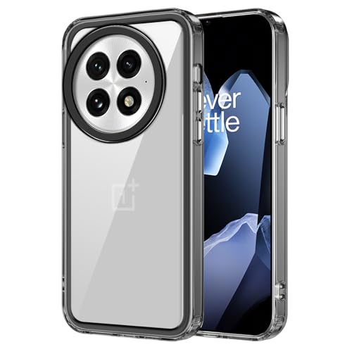 MokaZii Hülle für OnePlus 13 5G, Dünne Weiche Transparent Schutzhülle Flexible TPU Durchsichtige Handyhülle Kratzfest Case Cover, Staubabweisend, Kratzfestigkeit Handyhülle für OnePlus 13 5G Schwarz von MokaZii