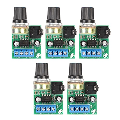 5PCS LM386 Power Verstärkermodul, 0.5W bis 10W Lautsprecher Verstärker Board, DC 3V bis 12V, Kompakte Soundverstärkung für Lautsprecher von Mokernali