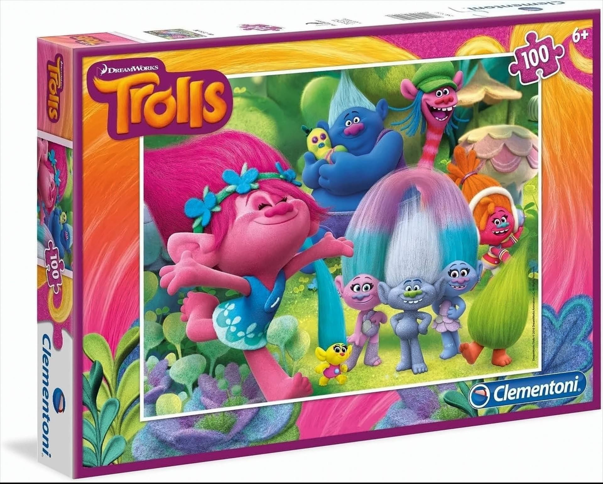 Trolls 353007250. Puzzle 100 Teile von Clementoni SpA