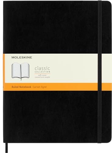 Moleskine Notizbuch, Xlarge, Liniert, Soft Cover, Schwarz von Moleskine