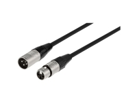 Monacor MECR-100/SW XLR Kabel [1x XLR-stik - 1x XLR-tilslutning] 1 m Sort von Monacor