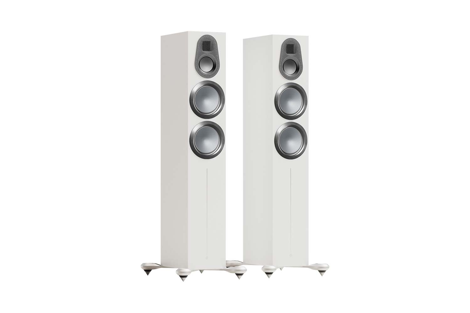 Monitor Audio Gold 300 6G Standlautsprecher - Weiß Seidenmatt (Stück) von Monitor Audio