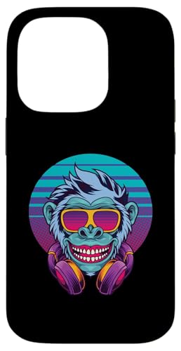 Monkey DJ mit Kopfhörer und Sonnenbrille Geschenkidee Party Hülle für iPhone 14 Pro Monkey DJ mit Kopfhörer und Sonnenbrille Geschenkidee Party Hülle für iPhone 14 Pro von Monkey DJ Affe mit Kopfhörer Sonnenbrille Lustig