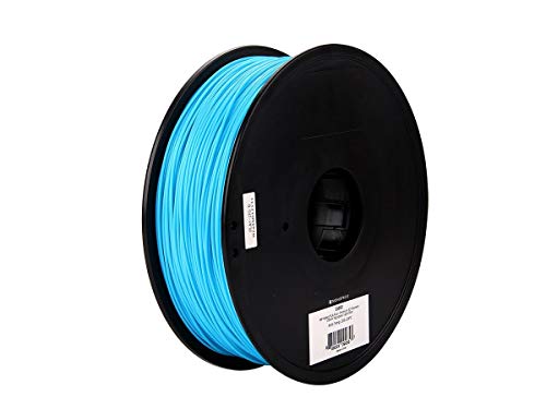 Monoprice MP Select PLA Plus + Premium 3D Filament - Hellblau, 1 kg/Spule, Dicke 1,75 mm, PLA Plus + ist stärker als gewöhnliches PLA von Monoprice